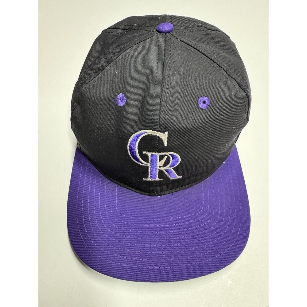 Vtg Rare MLB Colorado‎ Rockies Snap Back Hat. Adult One Size Fits All